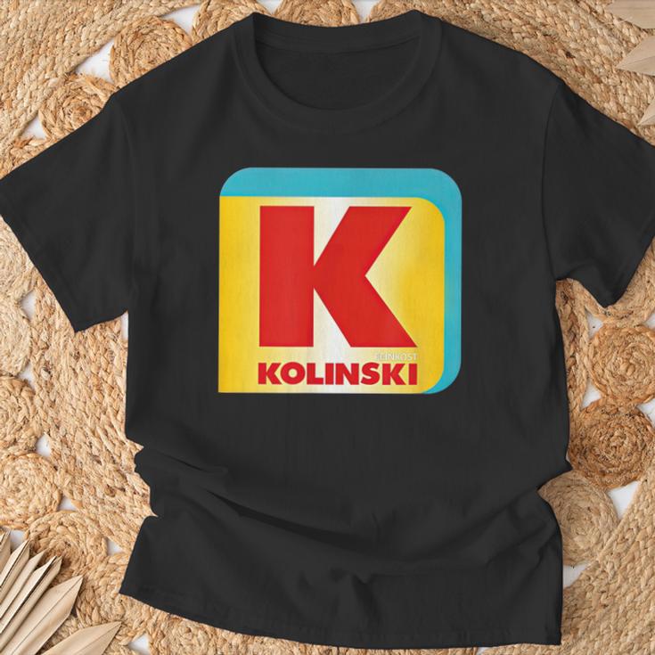 Feinkost Kolinski Langarm-T-Shirt, Designer-Top für Gourmet-Fans Geschenke für alte Männer