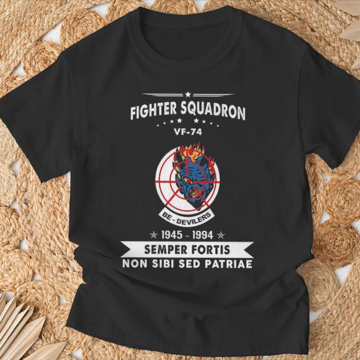 Fighter Squadron 74 Vf T-Shirt Gifts for Old Men
