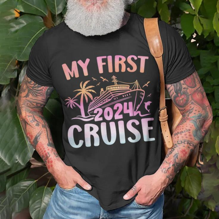 My First Cruise 2024 Vacation Matching Family Cruise Ship T-Shirt Gifts for Old Men