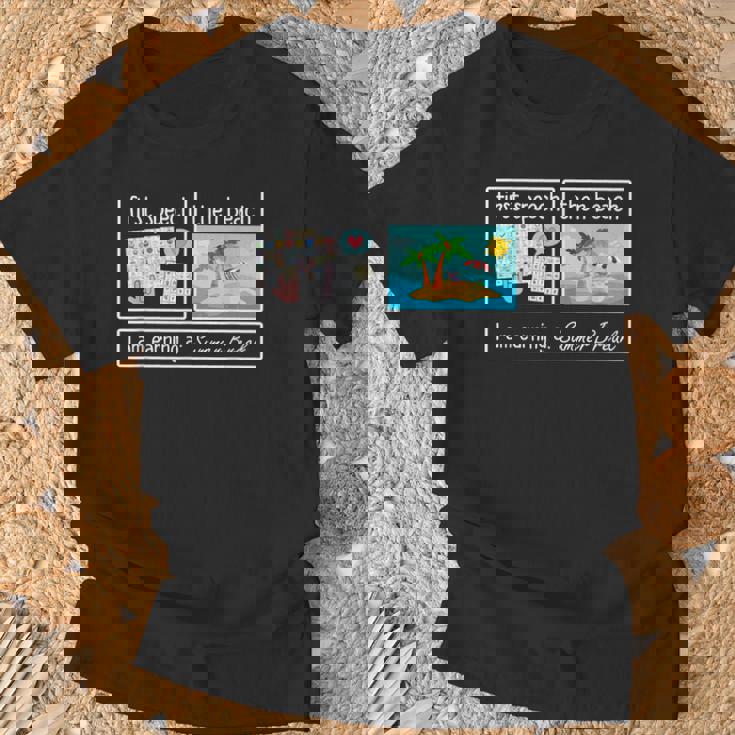 First Speech Then Beach I Am Earning A Summer Break Teacher T-Shirt Gifts for Old Men