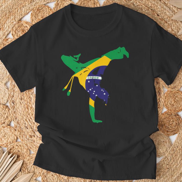 Flag Brazil Capoeira S T-Shirt Geschenke für alte Männer