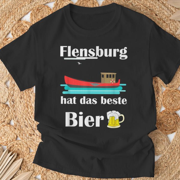 Flensburg Hat Das Beste Bier T-Shirt Geschenke für alte Männer