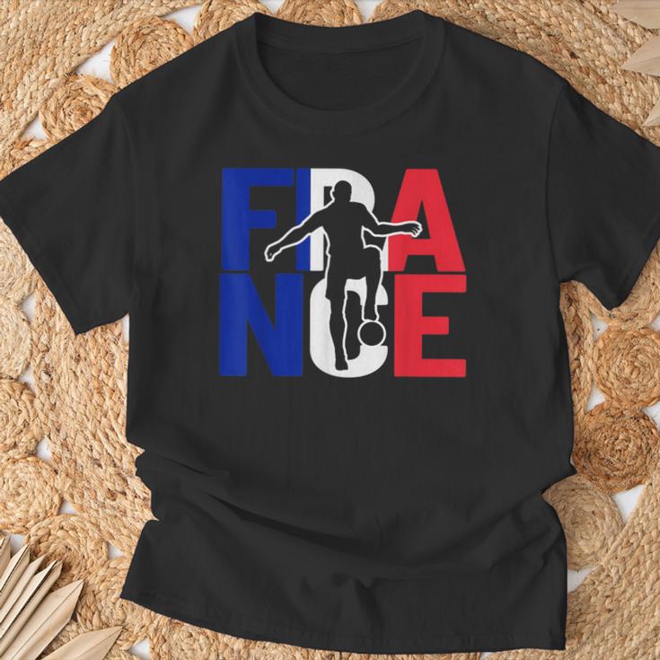 France Football Fans Jersey Les Bleus Fans French Football T-Shirt Geschenke für alte Männer