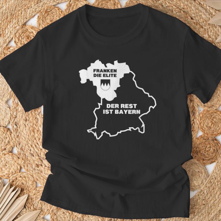 Franken Bavarian Frankish Bavarian Flag T-Shirt Geschenke für alte Männer