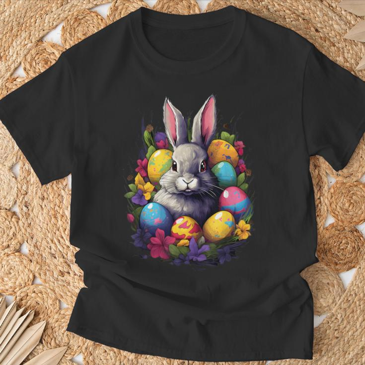 Frühling Ostern Karnickel Süßes Kaninchen Osterhase Motive T-Shirt Geschenke für alte Männer