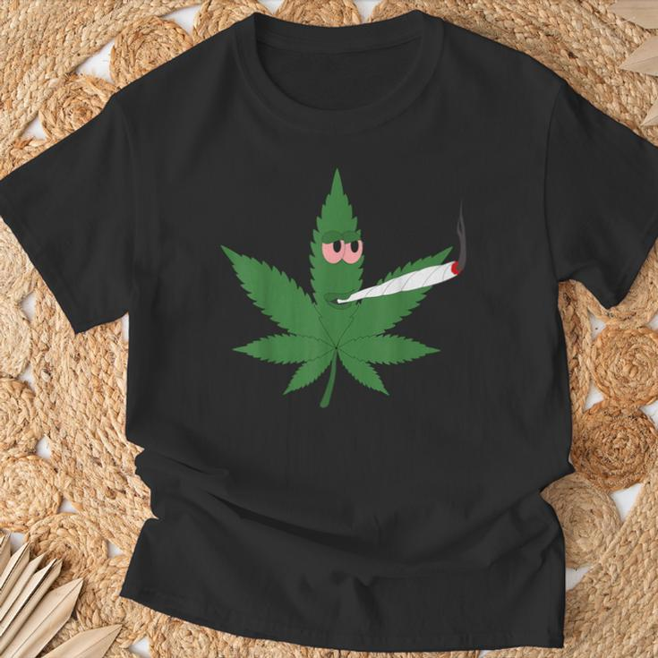 Cannabis Kiffer Leaf Joint Amsterdam Tourist T-Shirt Geschenke für alte Männer