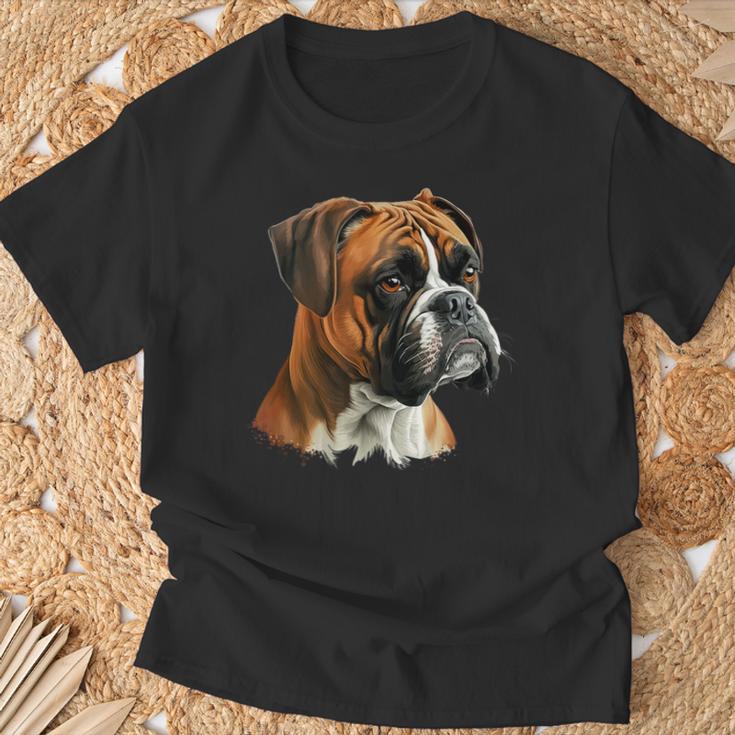 Dog Boxer T-Shirt Geschenke für alte Männer