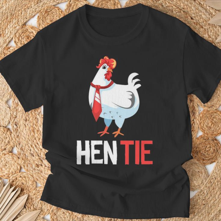 Hen Tie For Men Women Chicken Japanese Anime T-Shirt Gifts for Old Men