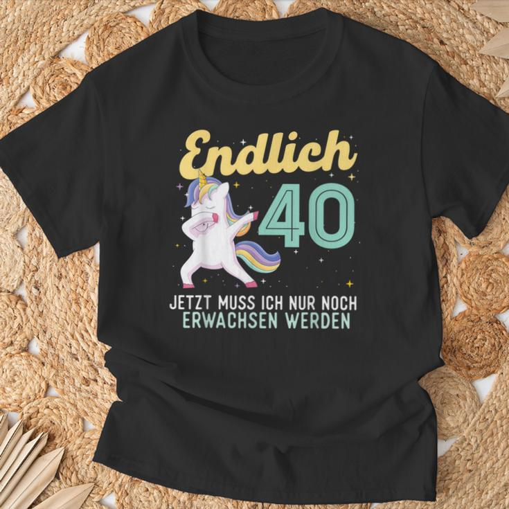 Humour Endlich 40 Jahre Birthday T-Shirt Geschenke für alte Männer