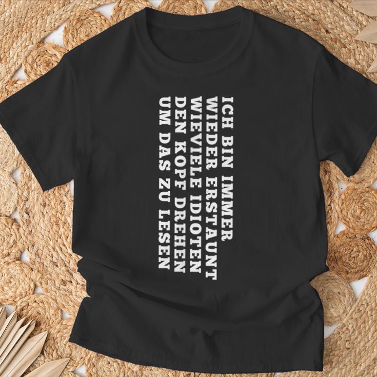 Idiot Idea T-Shirt Geschenke für alte Männer