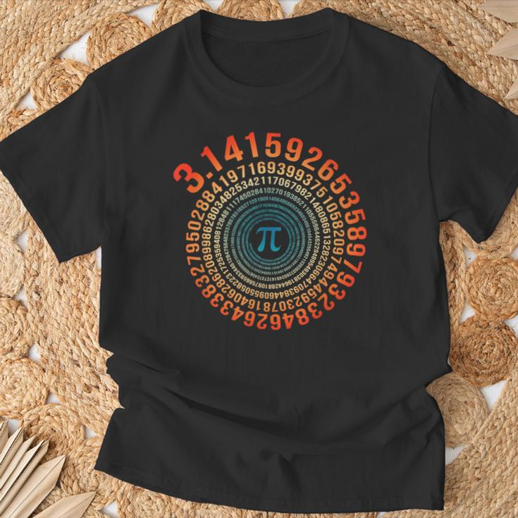 Pi Day Spiral Pi Math For Pi Day 314 T-Shirt Gifts for Old Men