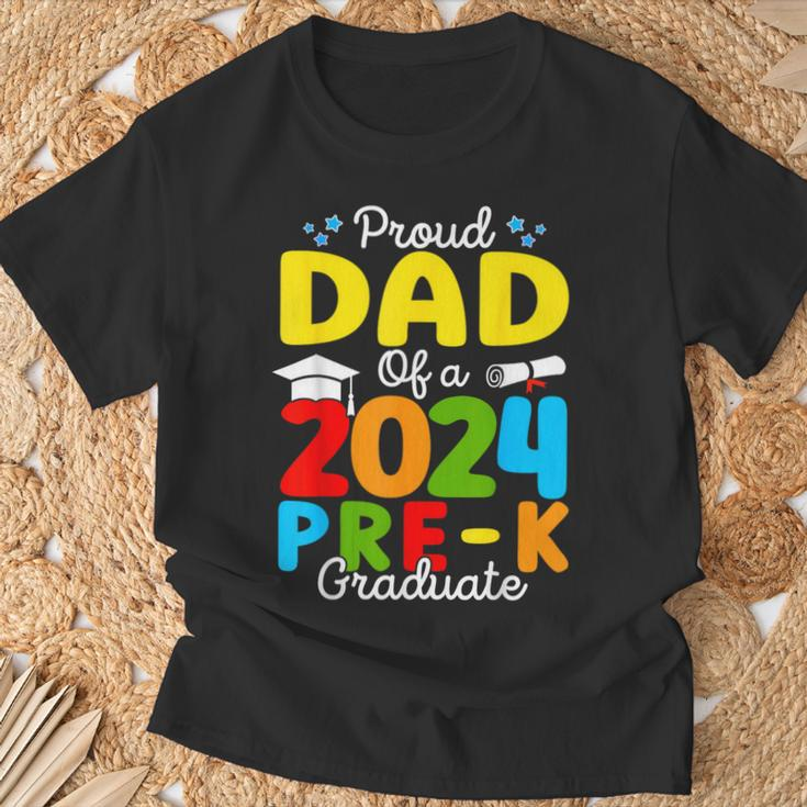 Proud Dad Of A Class Of 2024 Pre-K Graduate Father T-Shirt Gifts for Old Men