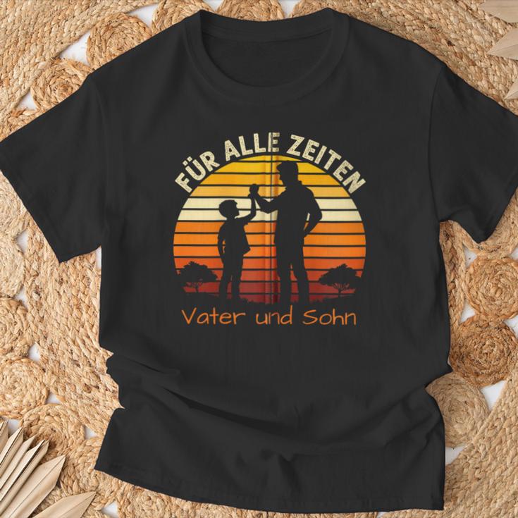 Für Alle Zeitenater & Sohn Papa Und Sohnatertag Geschenk Kapuzenjacke T-Shirt Geschenke für alte Männer