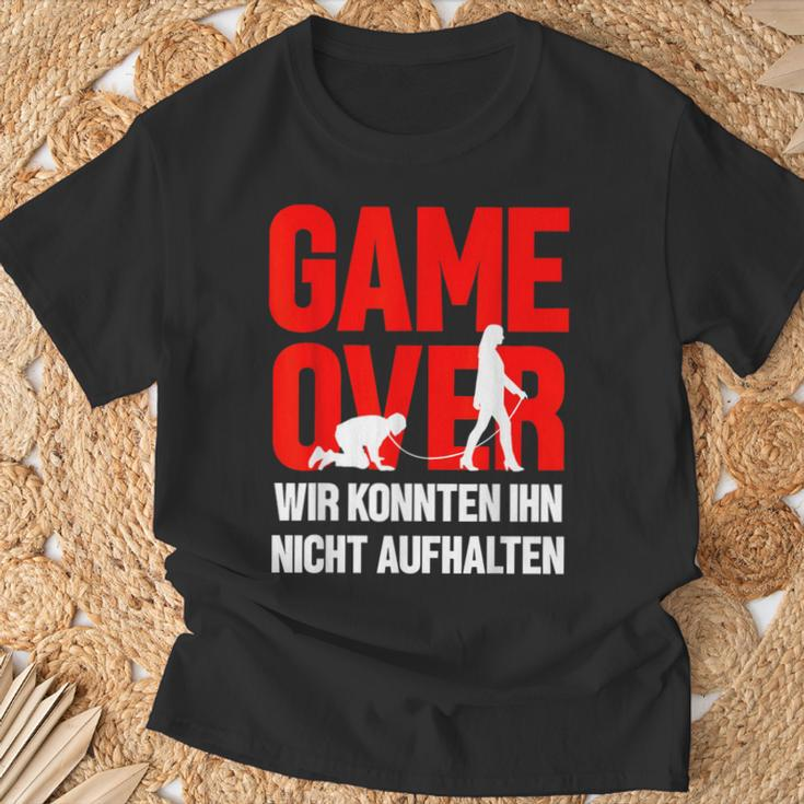 Game Over Wir Konnten Ihn Nicht Aufhalten T-Shirt Geschenke für alte Männer