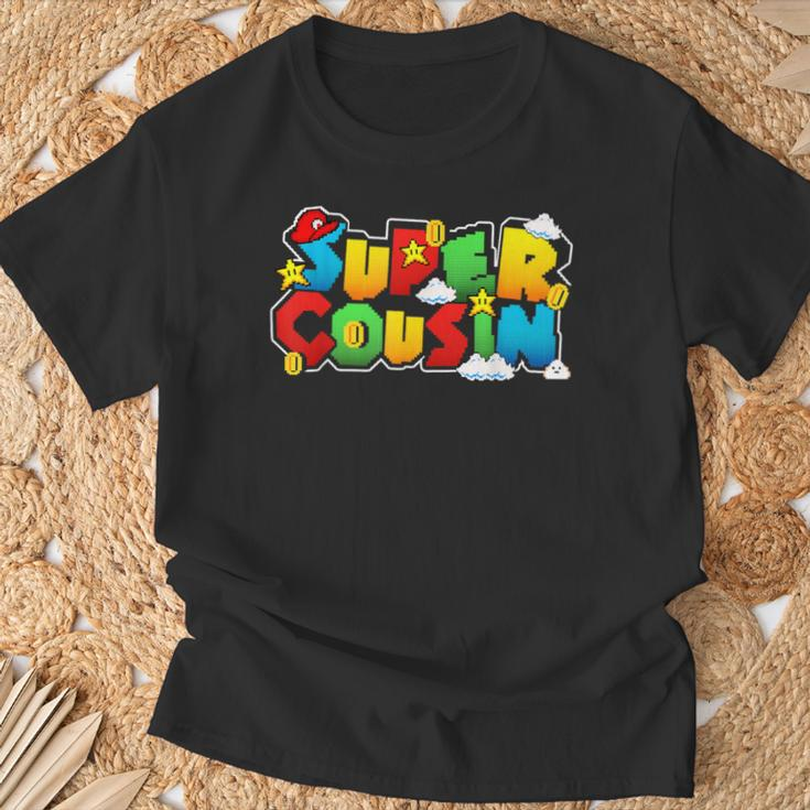 Gamer Super Cousin Gamer For Cousin T-Shirt Gifts for Old Men