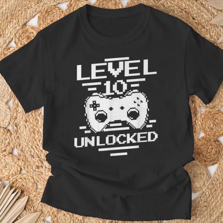 Gaming 10 Geburtstag Zocker 10 Jahre Gamer T-Shirt Geschenke für alte Männer