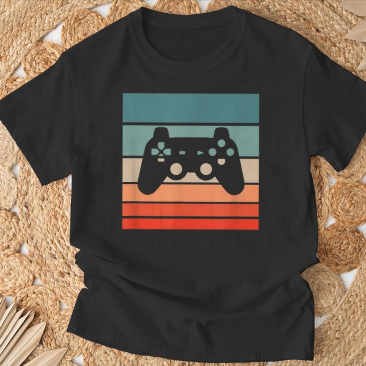 Gaming Controller Retro Style Vintage T-Shirt Geschenke für alte Männer