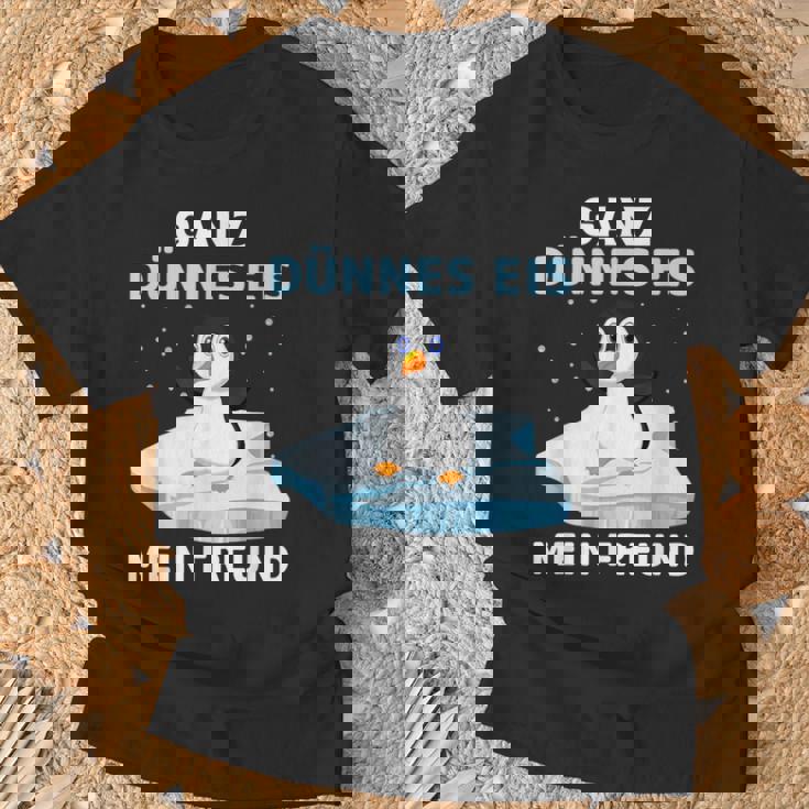 Ganz Thin Ice My Friend T-Shirt Geschenke für alte Männer