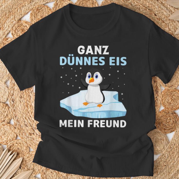 Ganz Thin Ice My Friend T-Shirt Geschenke für alte Männer