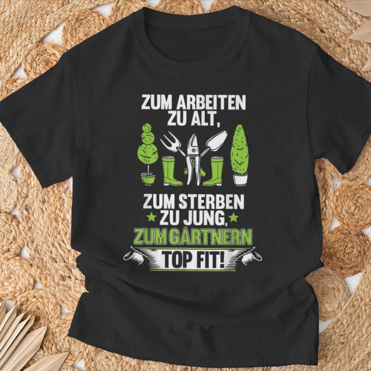 Gardener Hobby Gardener Retirement Retirement Gardening T-Shirt Geschenke für alte Männer