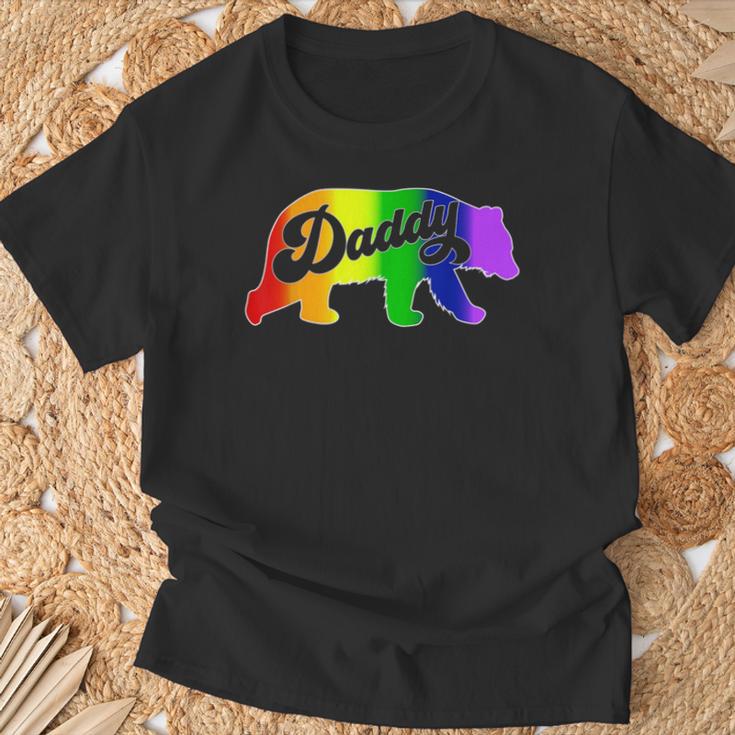 Gay Bear Passendes Gay-Paar- Lustiges Papa- T-Shirt Geschenke für alte Männer