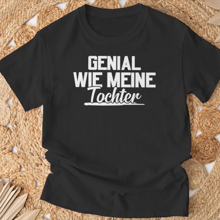 Genial Wie Meine Tochter Für Stolzeäter Papaatertag T-Shirt Geschenke für alte Männer