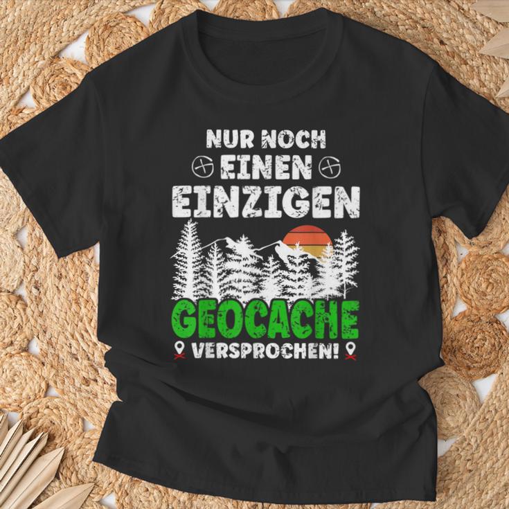 Geocaching Nur Noch Eine Nur Geocache Promischen T-Shirt Geschenke für alte Männer