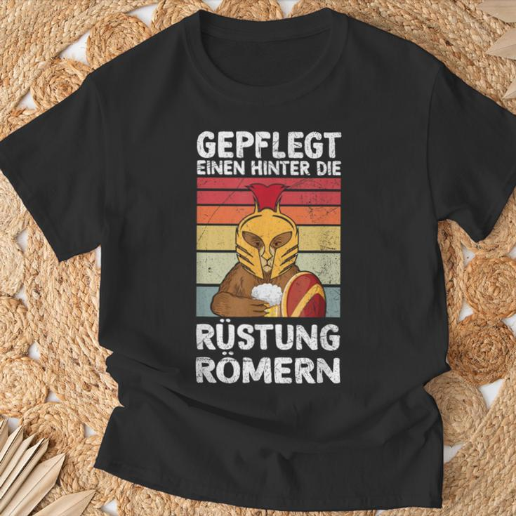 Gepfleeinen Hinter Die Armor Römern Celebration Party T-Shirt Geschenke für alte Männer