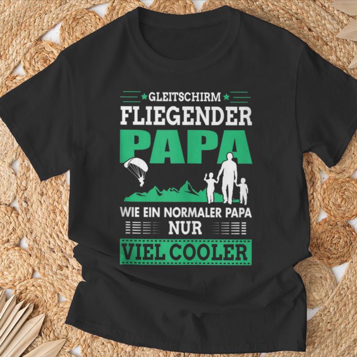 Gleitschirm Fliegender Papa Paragleiteratertag Geschenk T-Shirt Geschenke für alte Männer