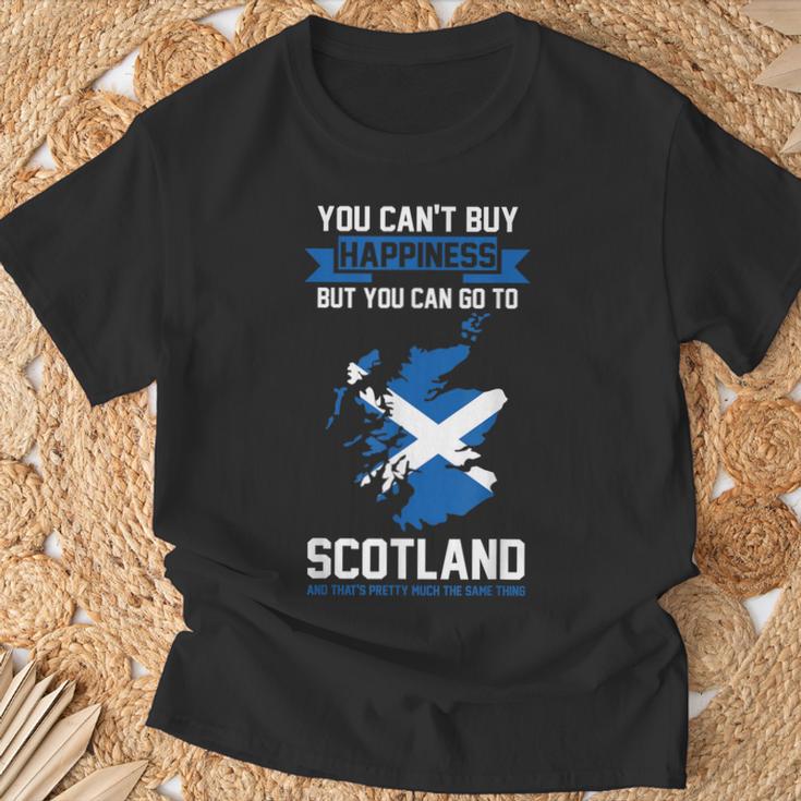 Glück Können Sie Nach Scotland Gehen T-Shirt Geschenke für alte Männer