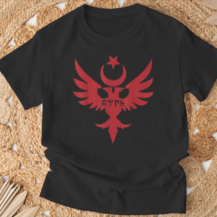 Goktürk Göktürkler Atatürk Turkey Bozkurt Flag T-Shirt Geschenke für alte Männer