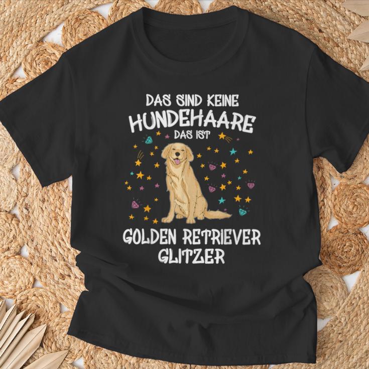 Golden Retriever Glitter Dog Holder Mix Dog T-Shirt Geschenke für alte Männer