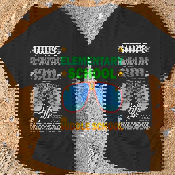 Goodbye Elementary School On My Way To Middle School Boys T-Shirt Gifts for Old Men