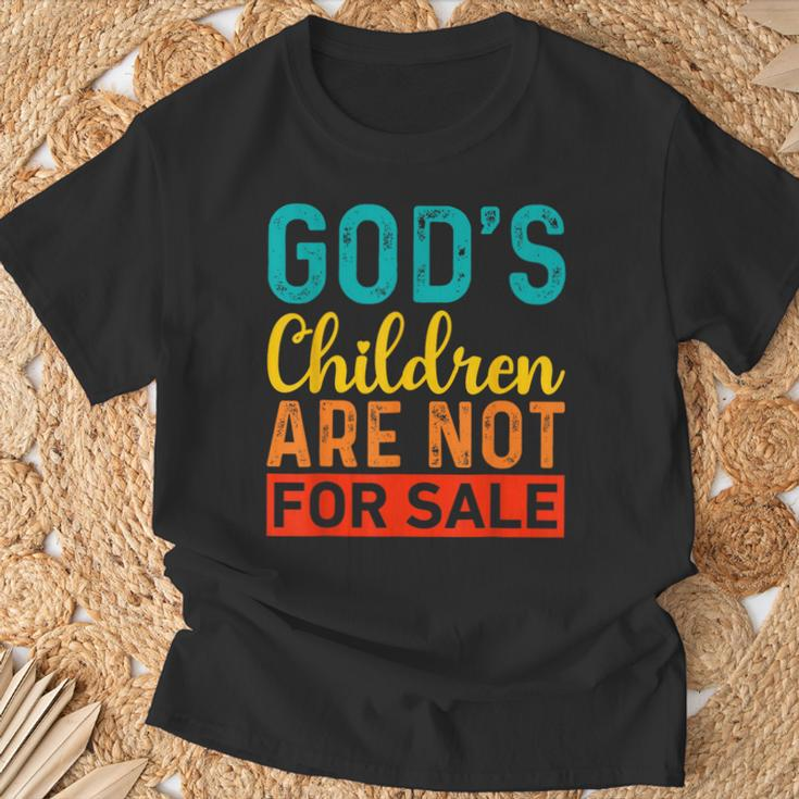 Gottes Kinder Stehen Nicht Zum Verkauf Lustig T-Shirt Geschenke für alte Männer