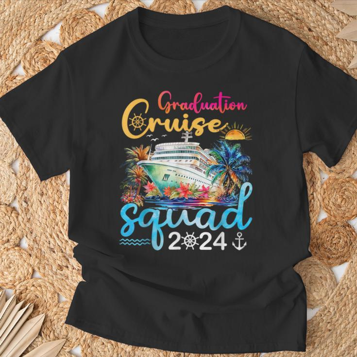 Graduation Cruise Squad Cruising Graduation 2024 T-Shirt Gifts for Old Men