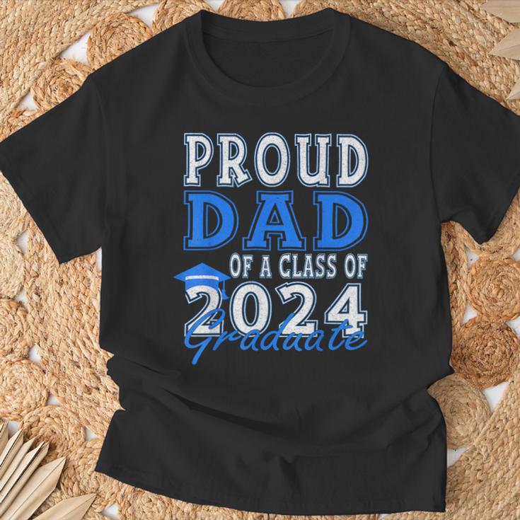 Graduation Proud Dad Of A Class 2024 Graduate Father T-Shirt - Seseable