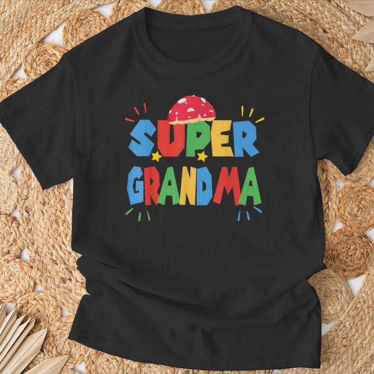 Grandma Gamer Super Gaming Matching T-Shirt Gifts for Old Men