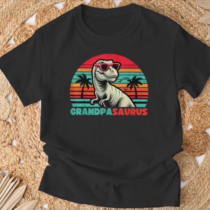 GrandpasaurusRex Opa Saurus Dinosaurier Familie T-Shirt Geschenke für alte Männer