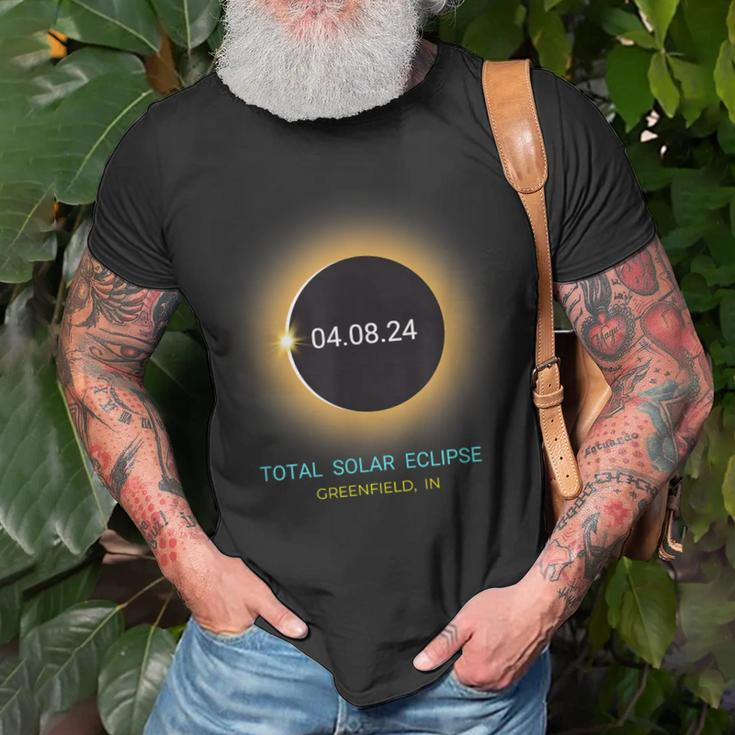 Greenfield In Total Solar Eclipse 040824 Indiana Souvenir T-Shirt Gifts for Old Men