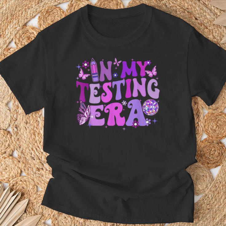 Groovy In My Testing Coordinator Era Retro T-Shirt Gifts for Old Men