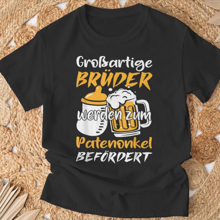 Großliche Brüder Werden Zum Patenonkel Befört T-Shirt Geschenke für alte Männer