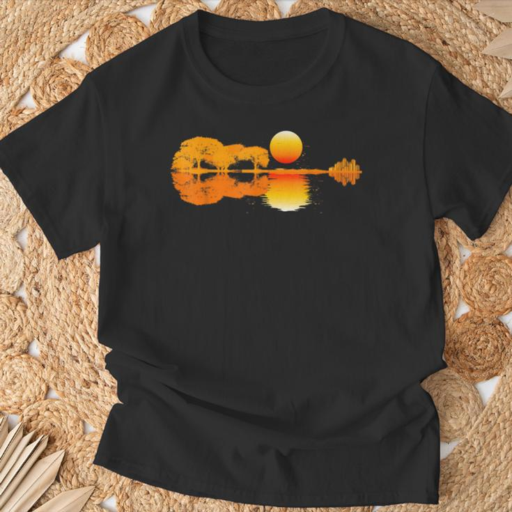 Guitar Sun Guitar Guitarist T-Shirt Geschenke für alte Männer