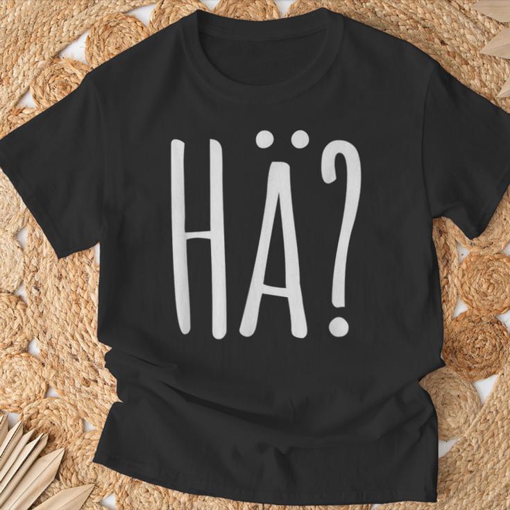 Hä Pfälzer Dialekt Rheinland Pfalz Slogan T-Shirt Geschenke für alte Männer