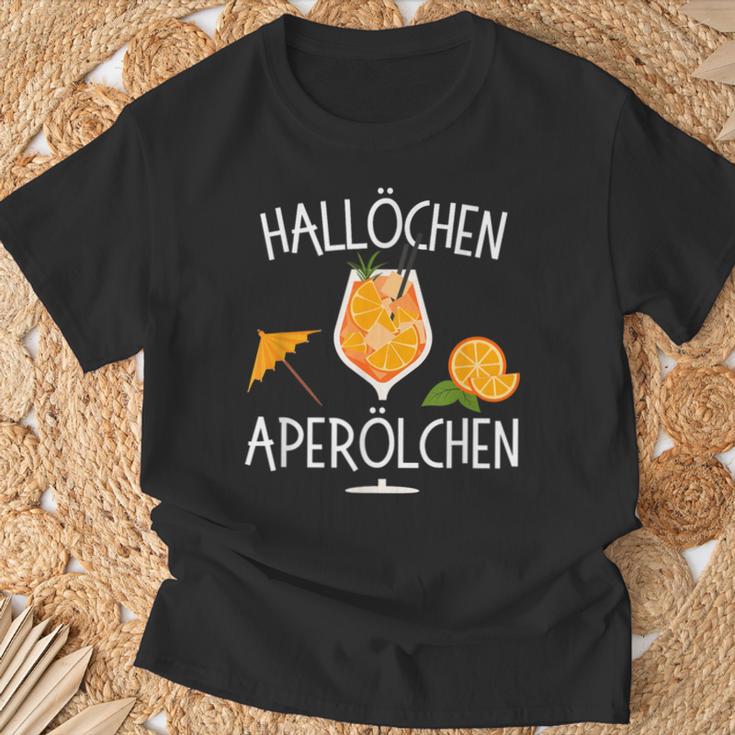 Hallöchen Aperölchen Spritz Party Carnival T-Shirt Geschenke für alte Männer