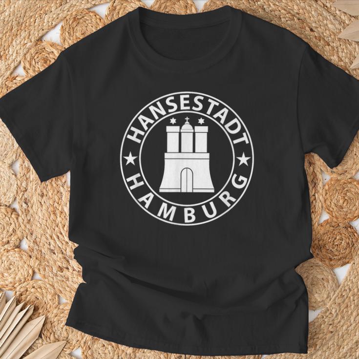 Hamburg Hanseatic City Hamburger Norddeutschland T-Shirt Geschenke für alte Männer