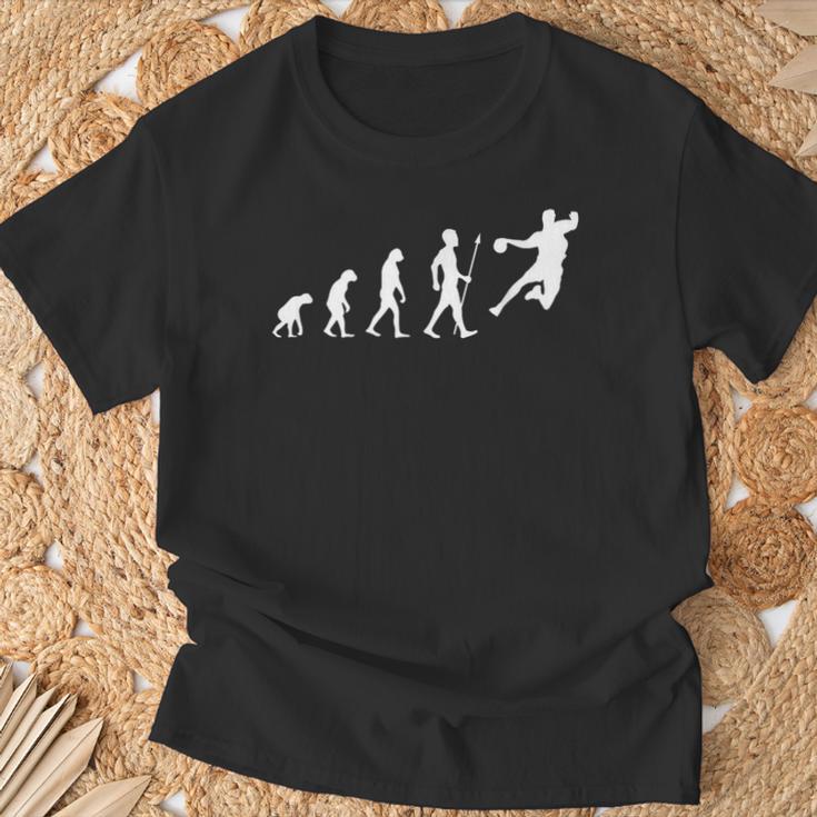 Handball Evolution T-Shirt Geschenke für alte Männer