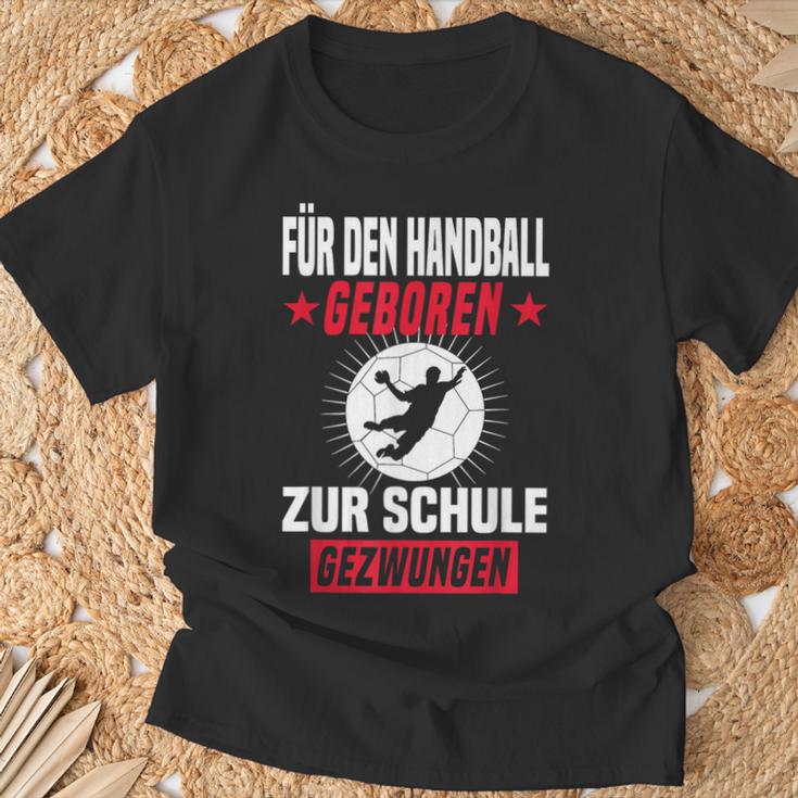 Handball Player School Handballer T-Shirt Geschenke für alte Männer