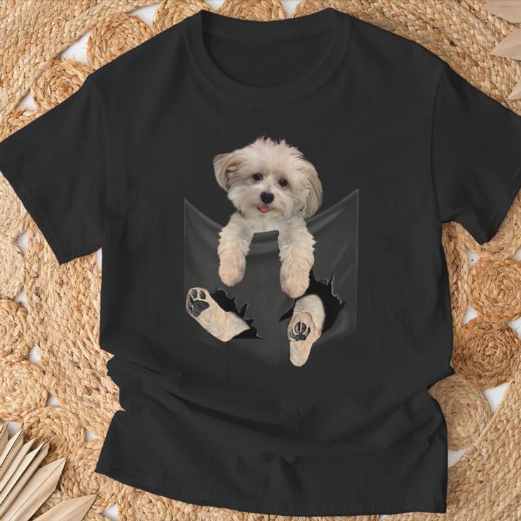 Havanese Dog In Pocket Havanezer Puppy T-Shirt Geschenke für alte Männer