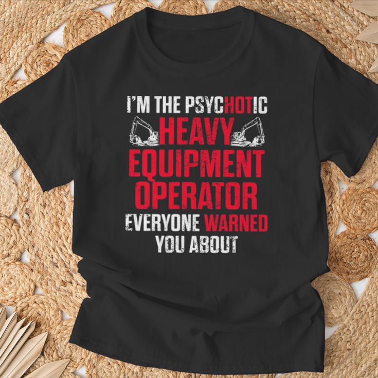 Heavy Equipment Operator Hot Driver T-Shirt Gifts for Old Men