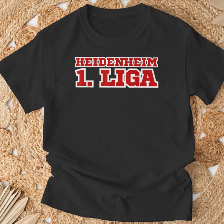 Heidenheim Aufstieg 1 League Blue T-Shirt Geschenke für alte Männer